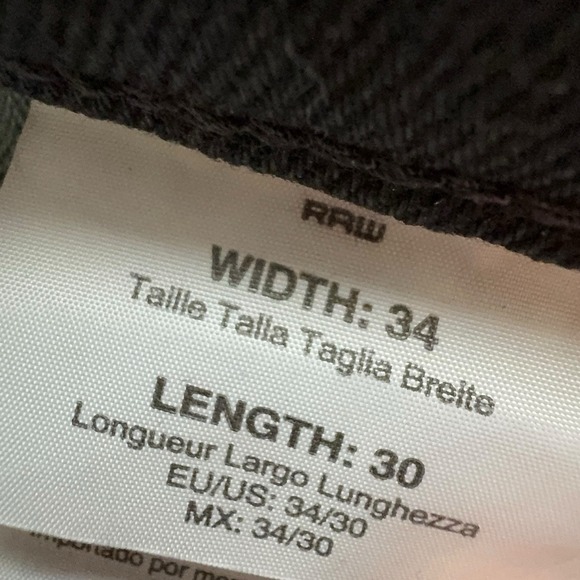 G-Star RAW Men's Powel Super Slim Fit Cargo Moto Jeans Pants Size 34x30 - Picture 4 of 8